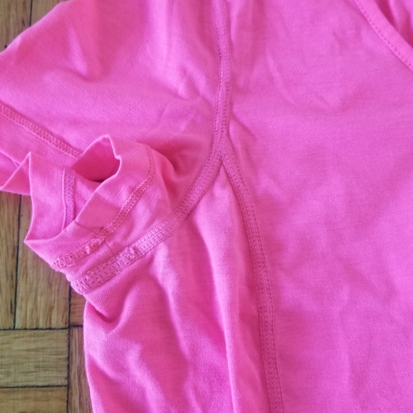 Ralph Lauren Cotton Blend Hot Pink Active Tee - Picture 2 of 6
